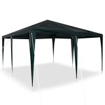 vidaXL Tente de fête Verte 4x4 m PE