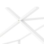 vidaXL Cadre de lit d'enfant Blanc Bois de pin massif 70x140 cm