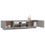 vidaXL Ensemble de meubles TV avec lumières LED 2 Pièces Sonoma gris