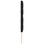 Tête de lit vidaXL capitonnée noire 180 cm en tissu