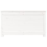 vidaXL Boîte de rangement Blanc 80x40x45 5 cm Bois massif de pin