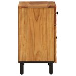 vidaXL Table de chevet 50x33x60 cm bois d'acacia solide