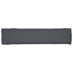 vidaXL Coussin de palette pour banc Anthracite 180x40x8 cm en tissu Oxford