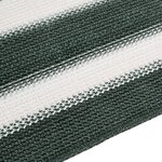 vidaXL Filet brise-vue vert et blanc 1x10 m PEHD 195 g/m²