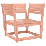 vidaXL Canapé de jardin accoudoirs avec coussins bois massif douglas