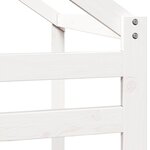 vidaXL Toit de lit pour enfants blanc 198x87x113 cm bois de pin massif