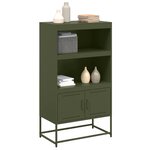 vidaXL Meuble TV anthracite 100 5x39x60 5 cm acier