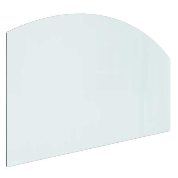 vidaXL Plaque de verre pour cheminée 100x60 cm