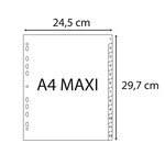Intercalaires Imprimés Numériques Pp Recyclé Gris 12 Positions - A4 Maxi - Gris - X 10 - Exacompta