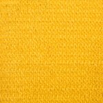 vidaXL Voile d'ombrage 160 g/m² rectangulaire jaune 4x7 m PEHD