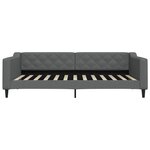 vidaXL Lit de jour avec gigogne et tiroirs sans matelas 100x200 cm
