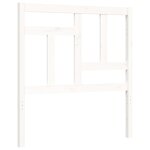 vidaXL Cadre de lit sans matelas blanc 90x200 cm bois de pin massif