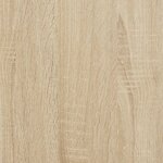 vidaXL Cadre de lit sans matelas chêne sonoma 100x200 cm