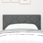 Tête de lit LED vidaXL Design à Blocs en Diamant Gris Foncé 80 cm Tissu