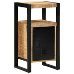 vidaXL Armoire de salle de bain 40x35x75 cm en bois massif brut de manguier