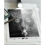 Crayon graphite PITT GRAPHITE Matt  dureté 12B FABER-CASTELL