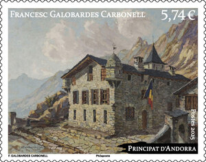 Timbre Andorre - Francesc Galobardes Carbonell