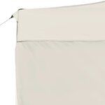 vidaXL Tente de réception pliable avec parois Aluminium 4 5x3 m Crème