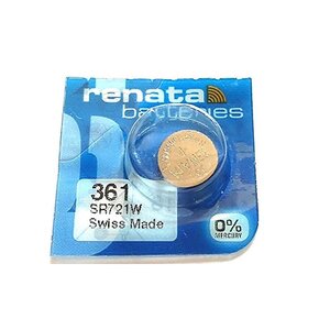 Blister de 1 Pile bouton oxyde argent X361 SR721W RENATA