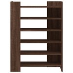 vidaXL Armoire à chaussures chêne marron 74 5x37 5x100 cm
