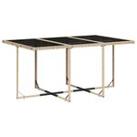 vidaXL Ensemble à manger de jardin coussins 7 Pièces mélange beige rotin