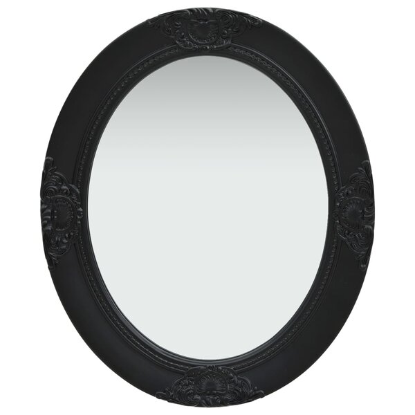 vidaXL Miroir mural style baroque 50x60 cm noir