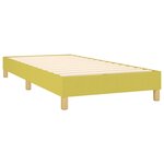 vidaXL Cadre de lit sans matelas vert 100x200 cm tissu