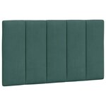 vidaXL Cadre de lit sans matelas vert foncé 90x200 cm velours