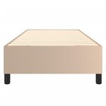 vidaXL Cadre de lit sans matelas cappuccino 80x200 cm similicuir