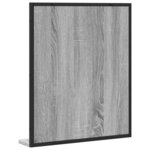 vidaXL Miroir de salle de bain et étagère sonoma gris bois ingénierie