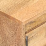 vidaXL Meuble TV 116x30x35 cm Bois de manguier solide