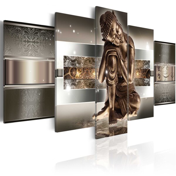 Tableau - sleeping buddha l x h en cm 100x50