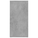 vidaXL Armoire à chaussures Gris béton 31 5x35x70 cm Bois d'ingénierie