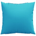 vidaXL Coussins Scatter 4 Pièces Turquoise 40x40 cm Tissu