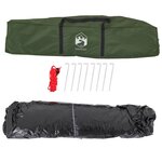 vidaXL Tente de camping 5 personnes vert libération rapide
