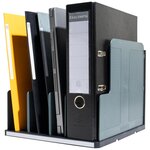 Trieur Vertical Modulotop 5 Intercalaires - Gris Lumière - Exacompta