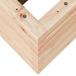 vidaXL Jardinière 90x40x68 5 cm bois de pin massif