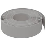 vidaXL Bordures de jardin 4 Pièces gris 10 m 15 cm polyéthylène