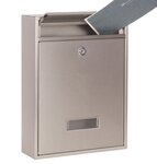 Boite aux lettres murale acier inoxydable