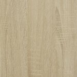 vidaXL Bibliothèque chêne sonoma 68 5x32x68 5 cm bois d'ingénierie