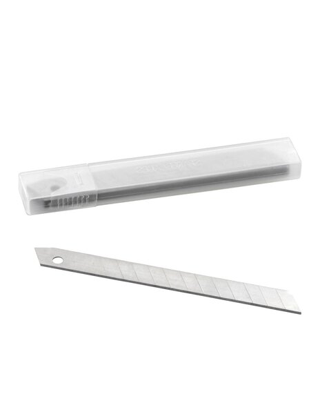 Lames pour cutter plastique économique 9mm (boite10 etuisx10 lames)