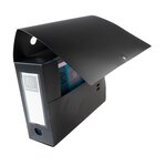 Boite De Classement À Pression Dos 100mm Polypropylène 7/10e Opaque - A4 - Noir - X 10 - Exacompta