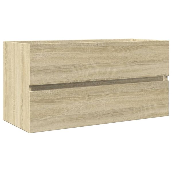 vidaXL Armoire d'évier Chêne sonoma 90x38 5x45 cm Aggloméré