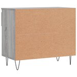 vidaXL Armoire à chaussures Sonoma gris 70x36x60 cm Bois d'ingénierie