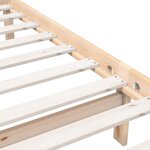 vidaXL Cadre de lit sans matelas bois massif