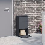 vidaXL Boîte à colis Anthracite 44x22x82 cm Acier
