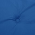 vidaXL Coussins de chaise de jardin à dossier bas lot de 2 bleu royal