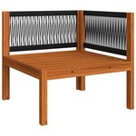 Salon de jardin meuble d'extérieur ensemble de mobilier 12 pièces avec coussins crème bois d'acacia solide 02_0015568