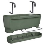 ELHO - Pot de fleurs  - Greenville Easy Balcony 52 - Vert feuille - Balcon