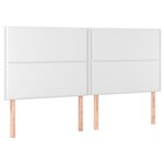 vidaXL Cadre de lit sans matelas blanc 160x200 cm similicuir